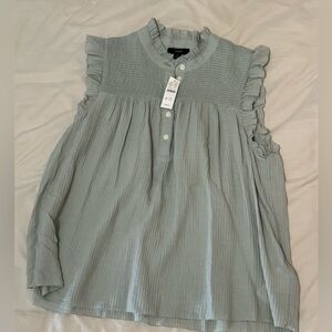 J. Crew Smocked Blouse BNWT